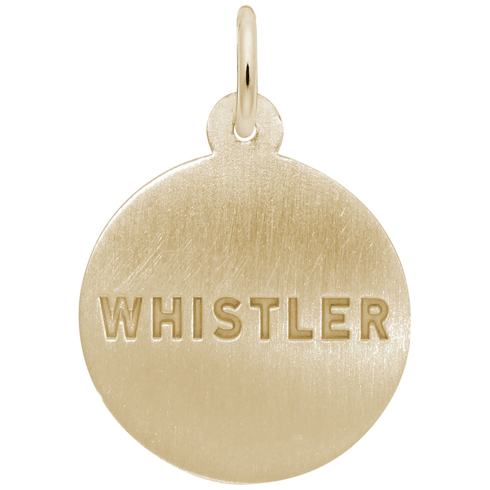 Whistler Bear Paw Print Charm - Image 3