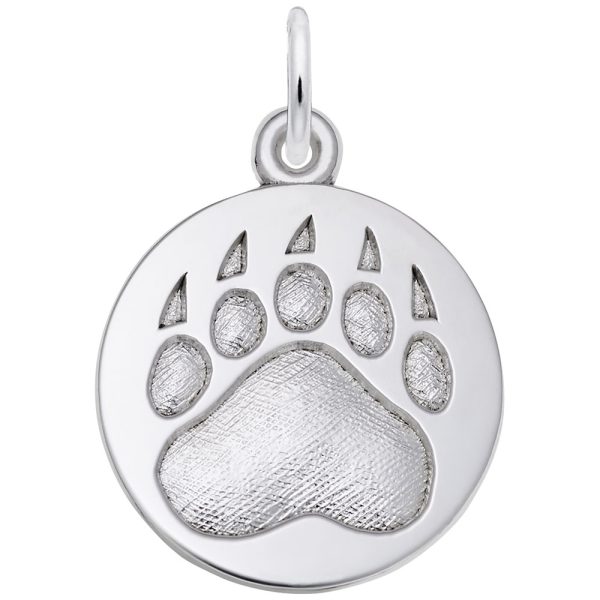 Whistler Bear Paw Print Charm