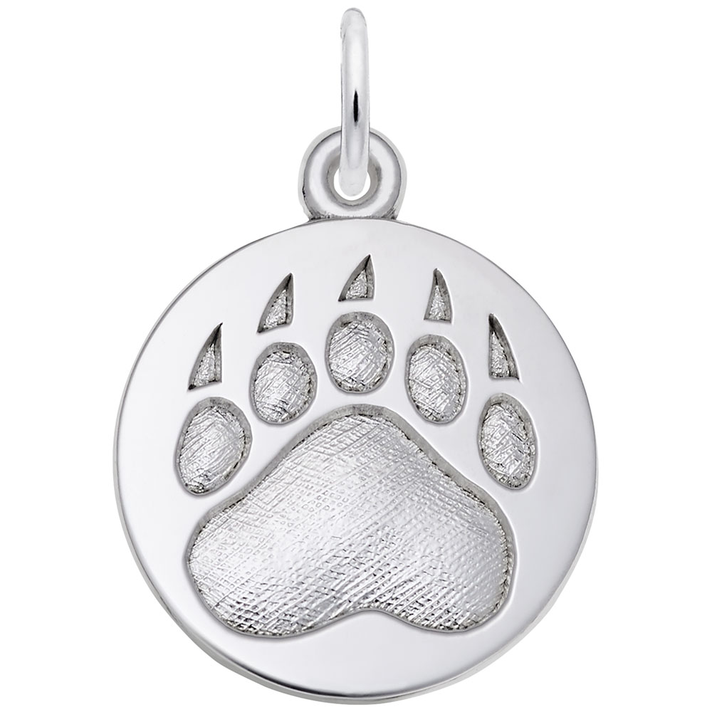 Whistler Bear Paw Print Charm