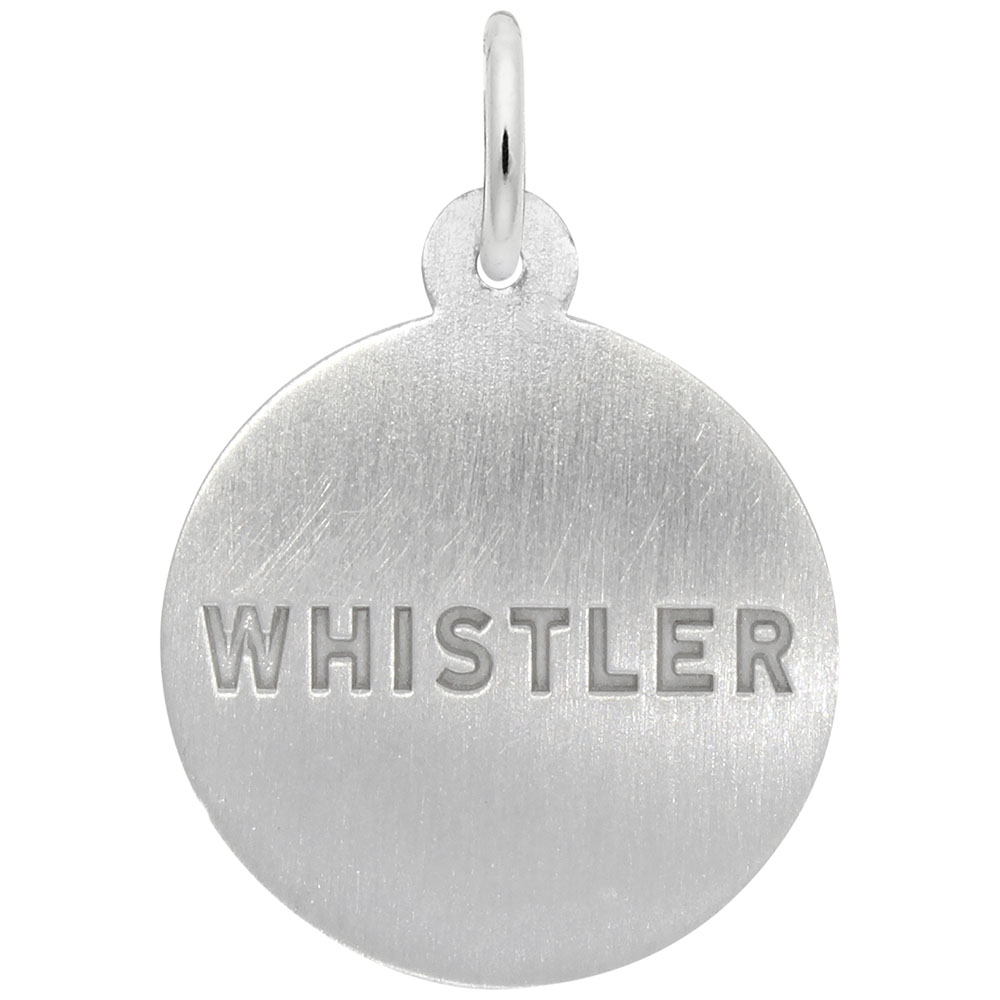Whistler Bear Paw Print Charm - Image 2
