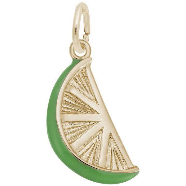 Lime Slice Charm