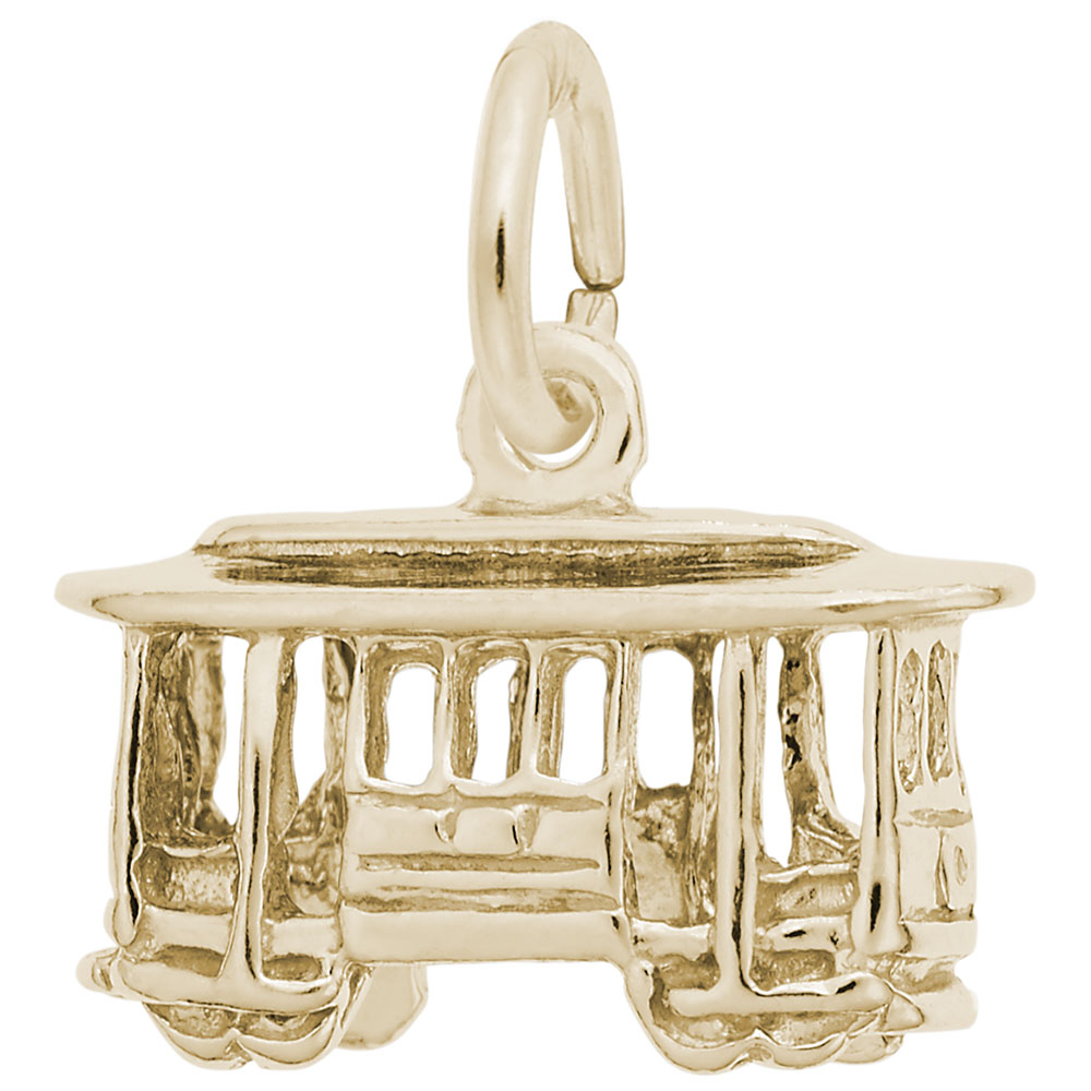 Cable Car Trolley Charm - Image 1