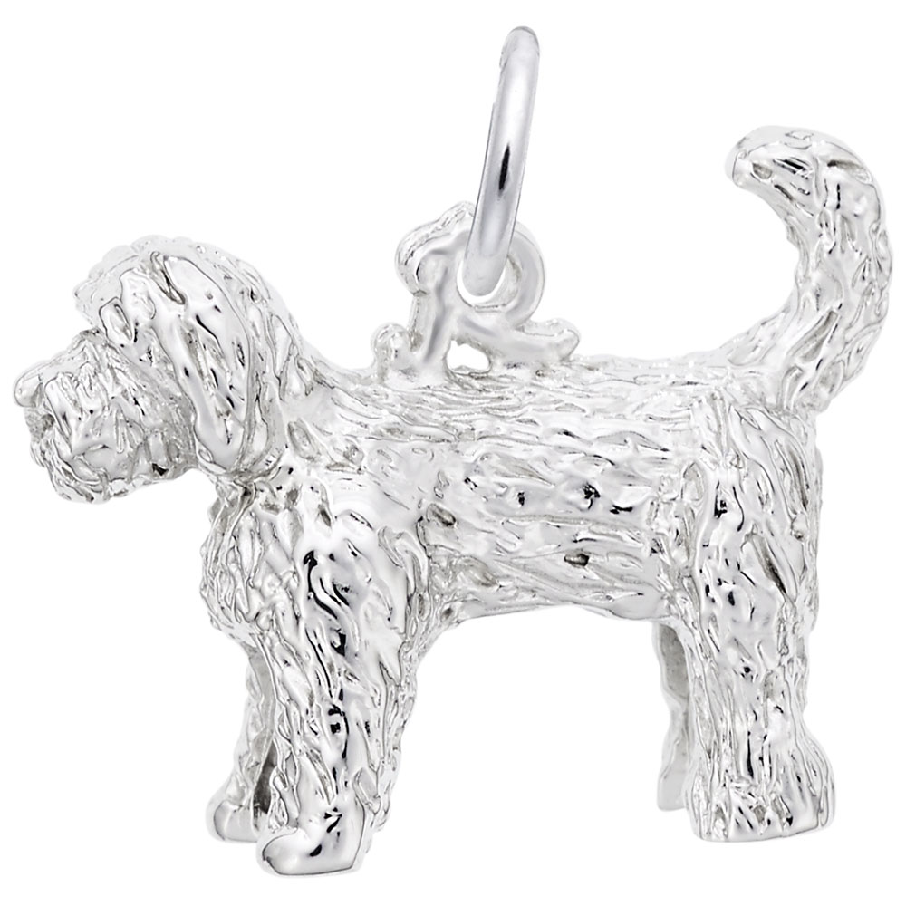 Goldendoodle Dog Charm - Image 1
