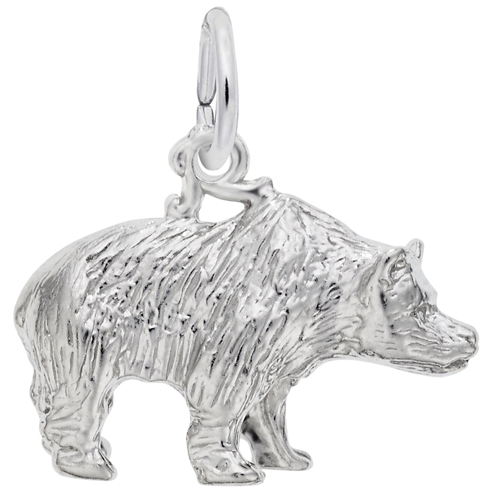 Grizzly Bear Charm