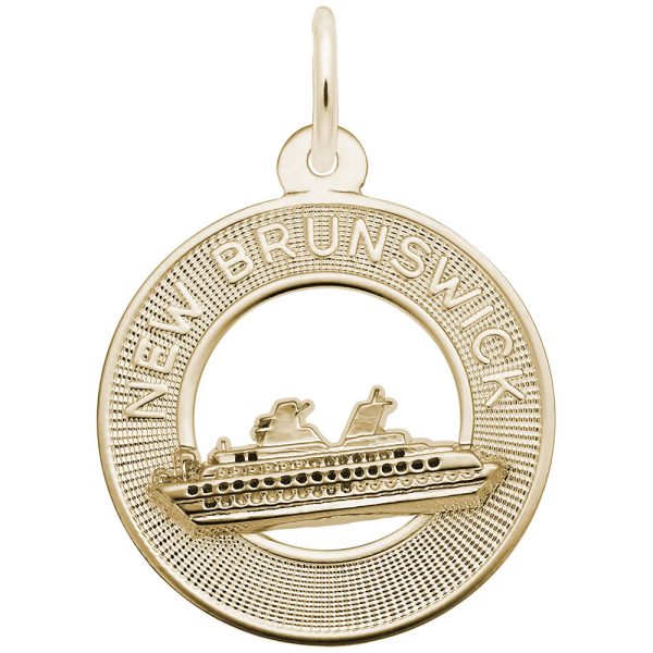 New Brunswick Cruise Ship Ring Charm