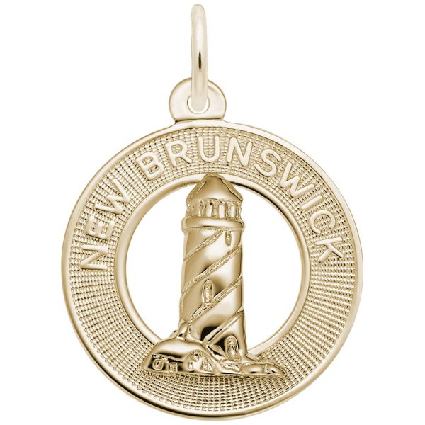 New Brunswick Lighthouse Ring Charm