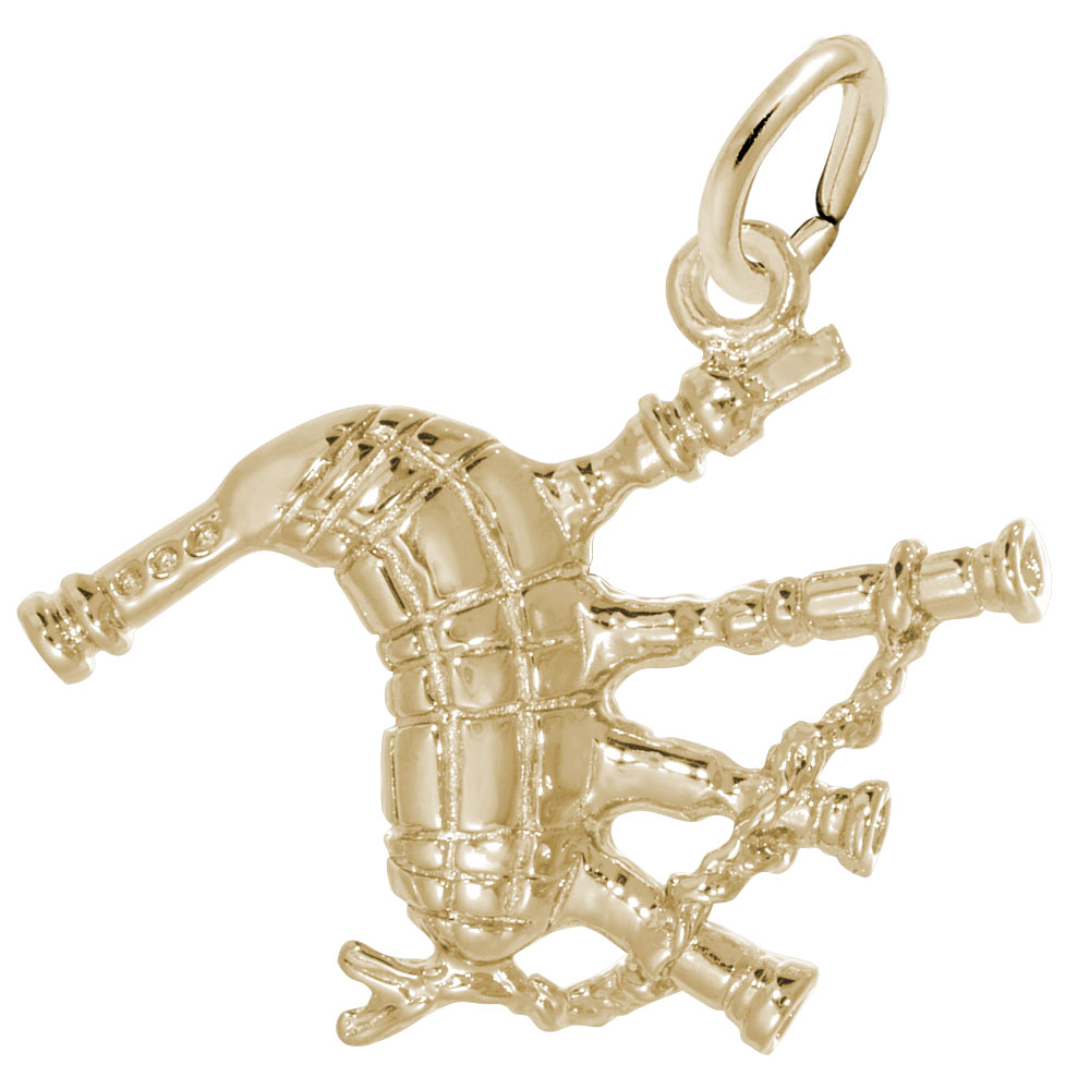 Scottish Bagpipe Charm - Image 1