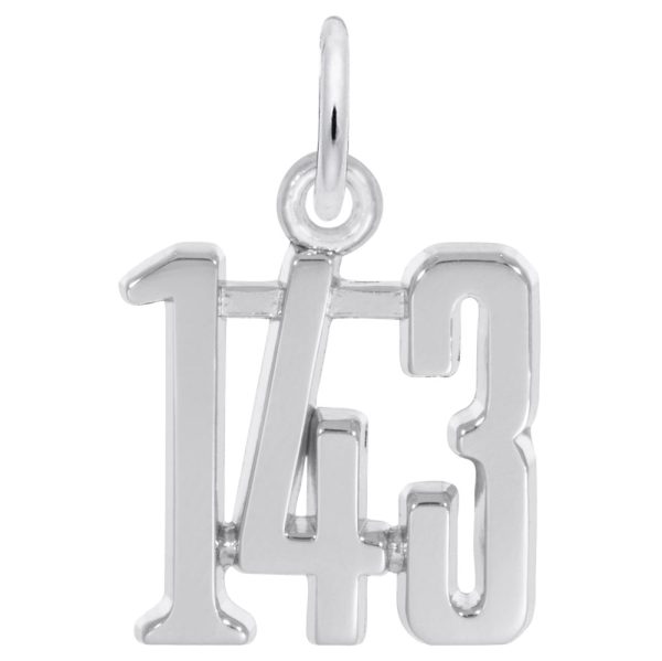 I Love You 1-4-3 Charm
