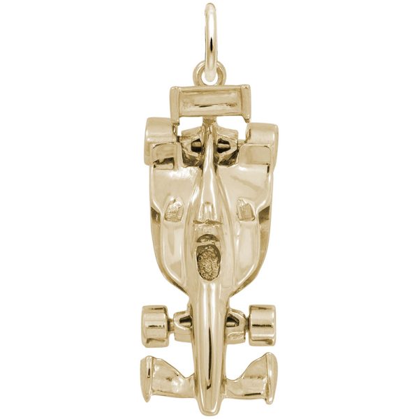Modern Open Wheel Race Car Charm