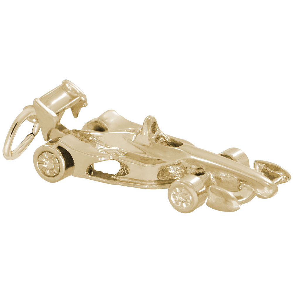 Modern Open Wheel Race Car Charm - Image 4