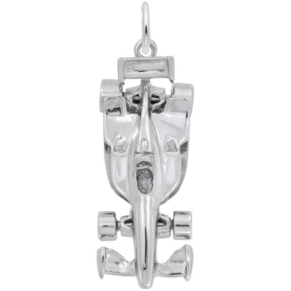 Modern Open Wheel Race Car Charm