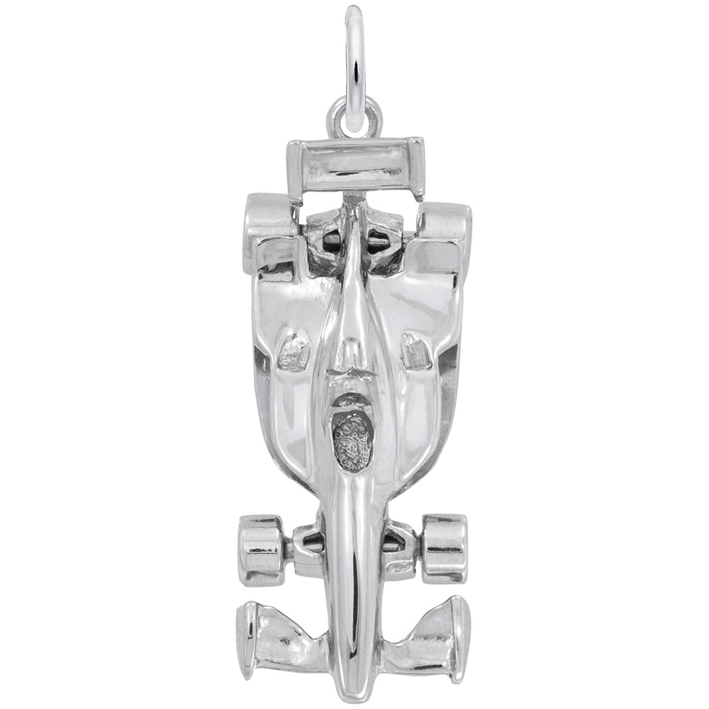 Modern Open Wheel Race Car Charm