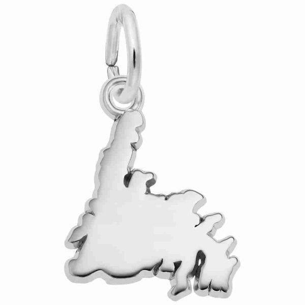 Newfoundland Map Charm