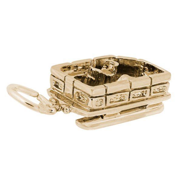 Pontoon Boat Charm