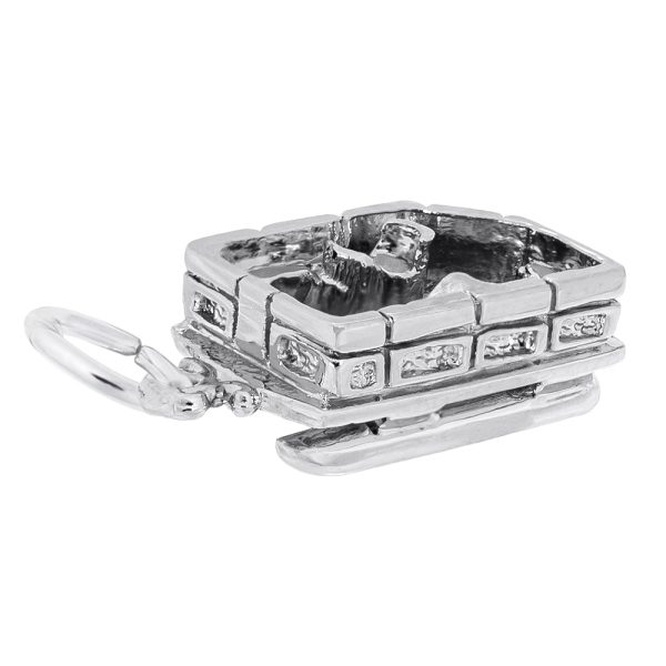 Pontoon Boat Charm
