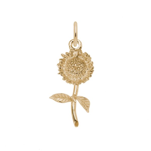Small Sunflower Charm