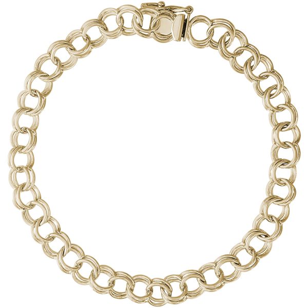 Double Link Curb Classic Bracelet