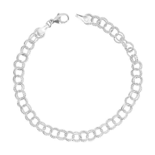 Twisted Double Link Curb Classic Bracelet