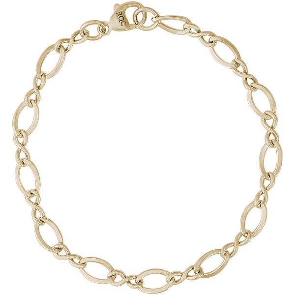 Large Figure Eight Link Classic Bracelet