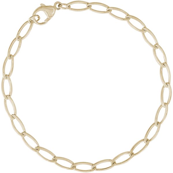 Elongated Oval Link Classic Bracelet