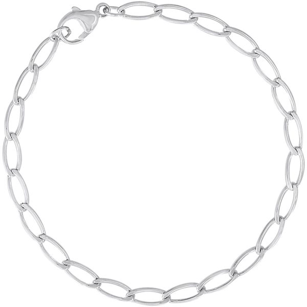 Elongated Oval Link Classic Bracelet