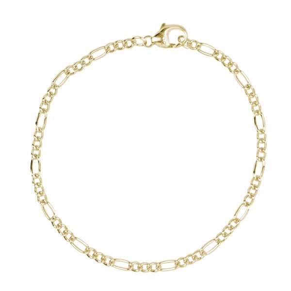 Petite Curbed Figaro Classic Bracelet