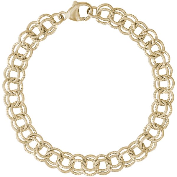 Twisted Cable Double Link Classic Bracelet