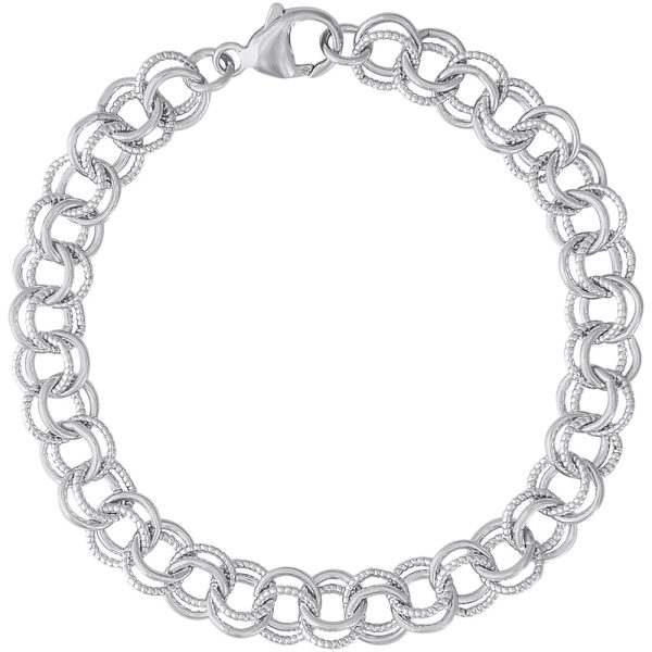 Twisted Cable Double Link Classic Bracelet
