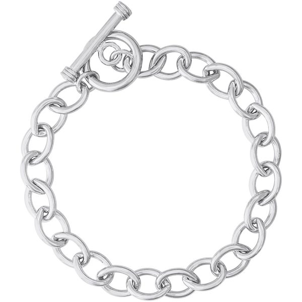 Open Cable Link Classic Bracelet with Toggle