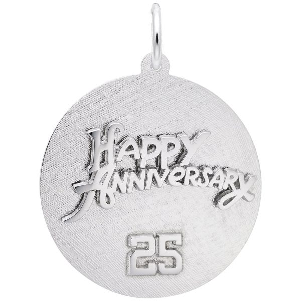 Twenty Fifth Anniversary Disc Charm