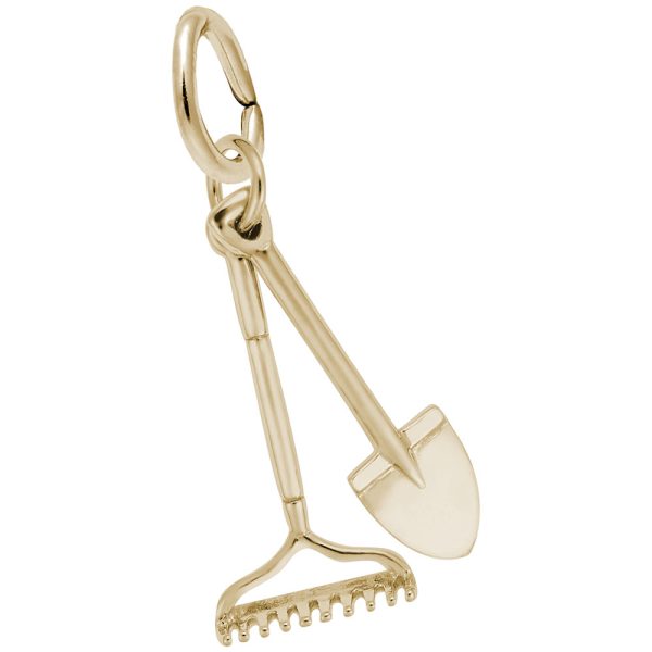 Rake & Shovel Charm