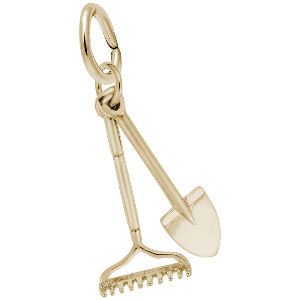 Rake & Shovel Charm