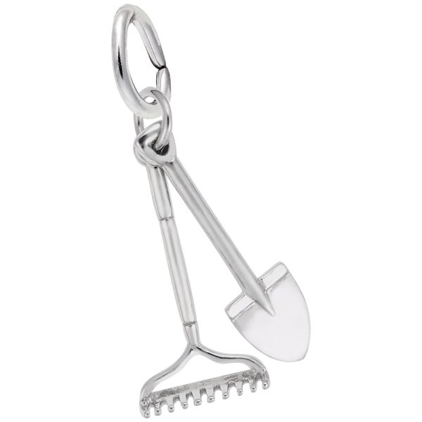 Rake & Shovel Charm