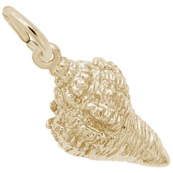 Horse Conch Shell Charm
