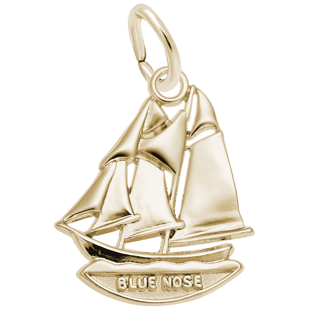 Blue Nose Nova Scotia Ship Charm - Image 1