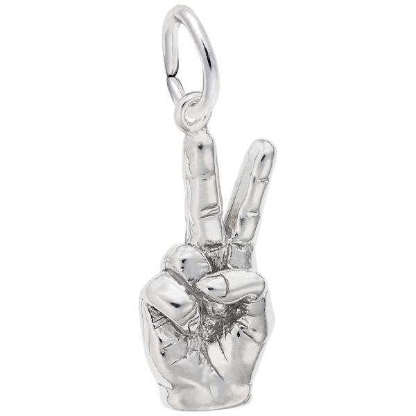 Hand Sign of Peace Charm