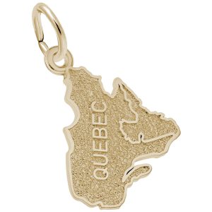 Quebec Map Charm