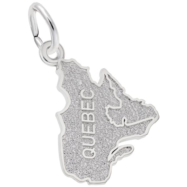 Quebec Map Charm