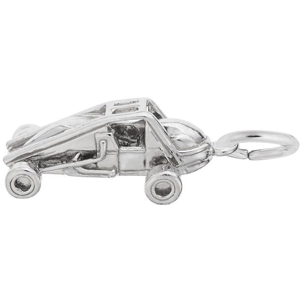 Non-Winged Sprint Car Charm