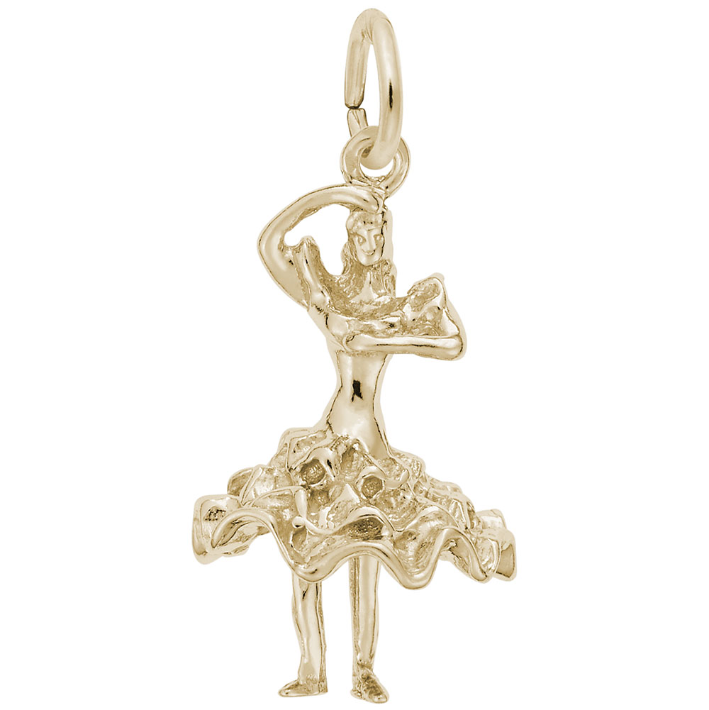 Flamenco Dancer Charm - Image 1