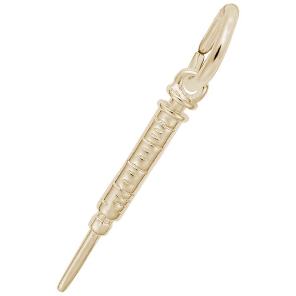 Hypodermic Needle Accent Charm