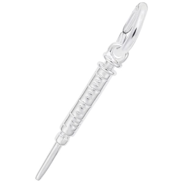 Hypodermic Needle Accent Charm