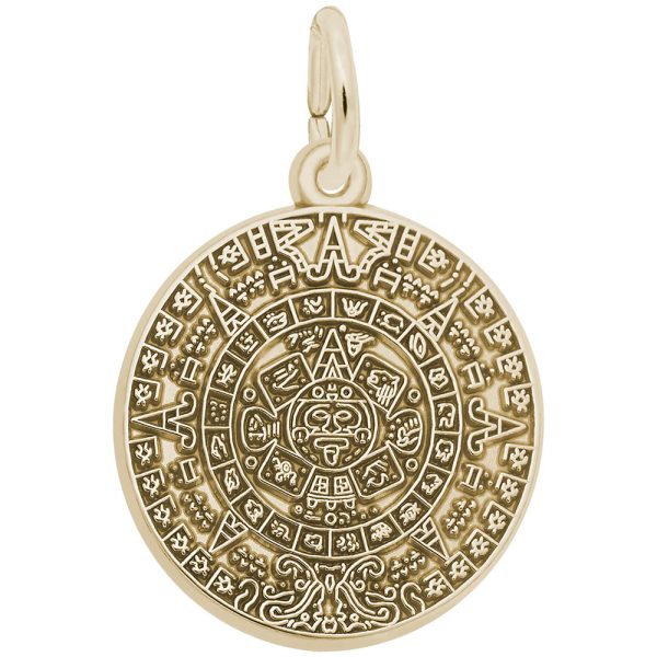 Aztec Sun Charm