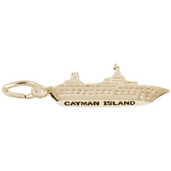 Cayman Island Cruise Ship 3D Charm