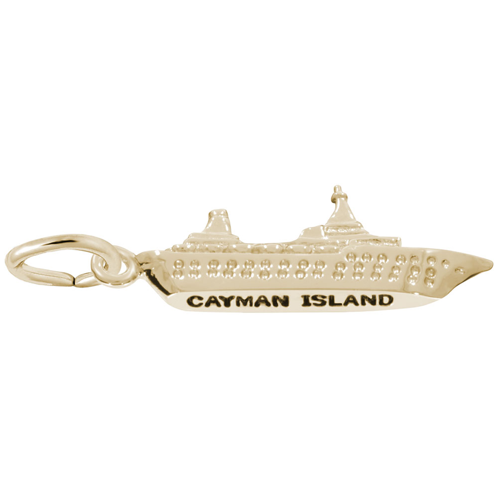 Cayman Island Cruise Ship 3D Charm