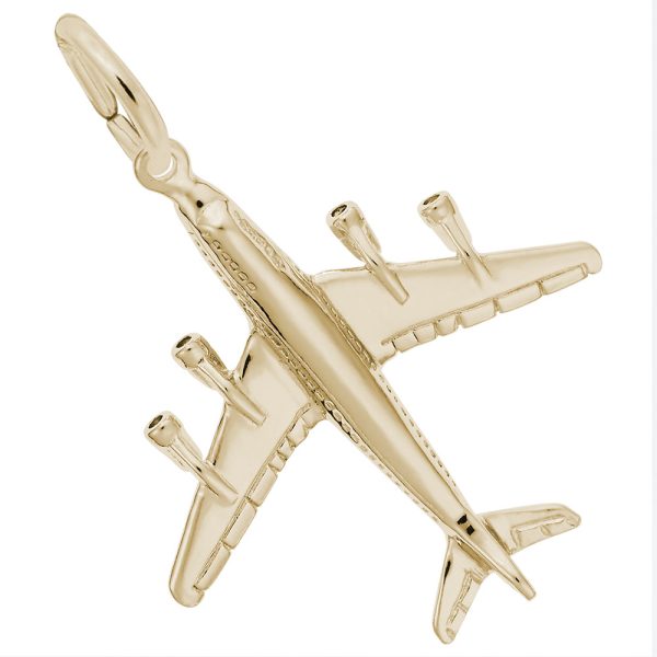747 Jumbo Jet Charm