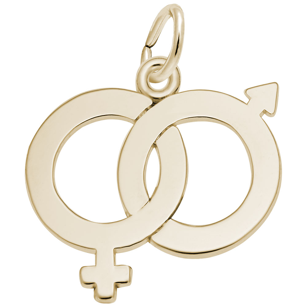 Male & Female Symbol Charm - Image 1