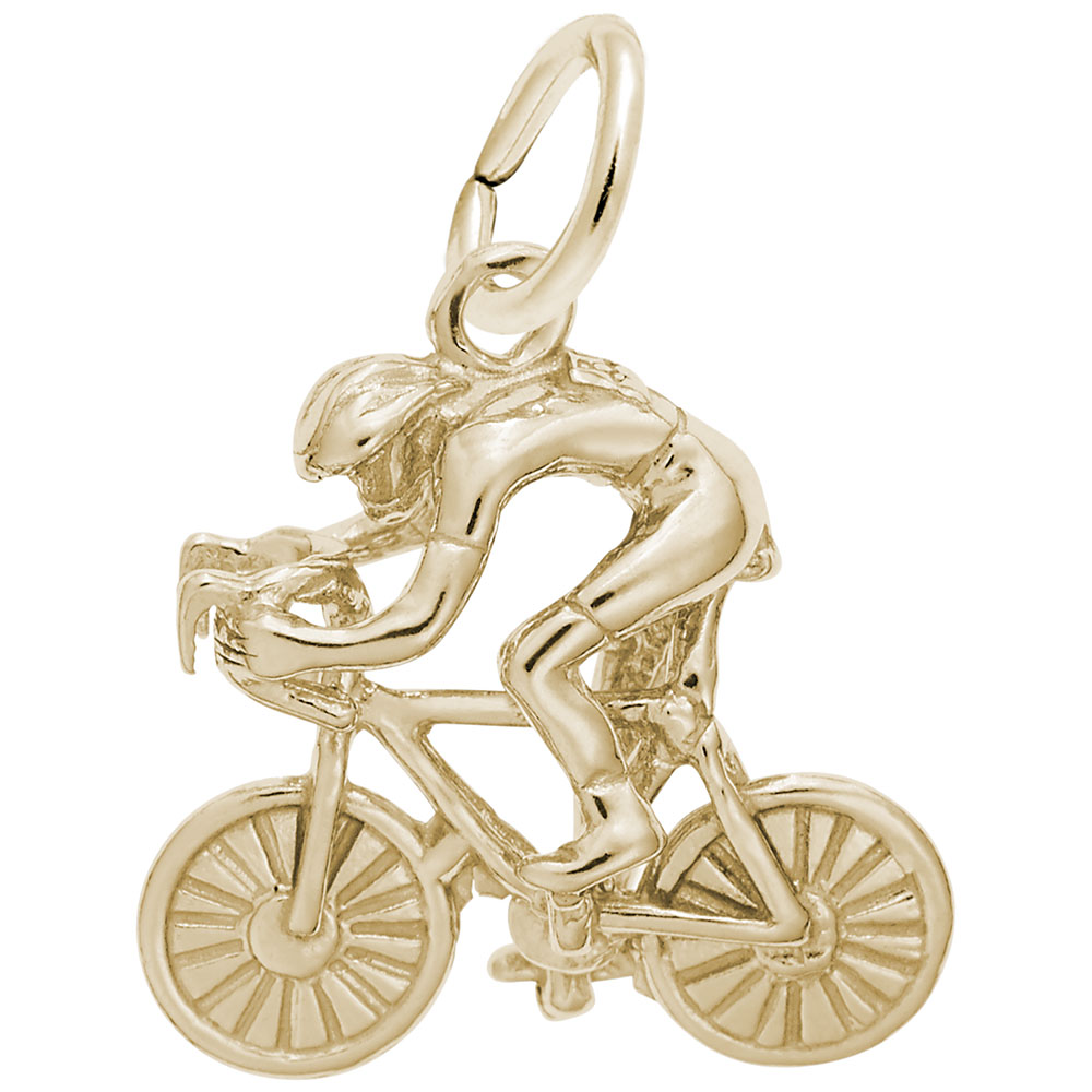 Racing Cyclist Charm - Image 1
