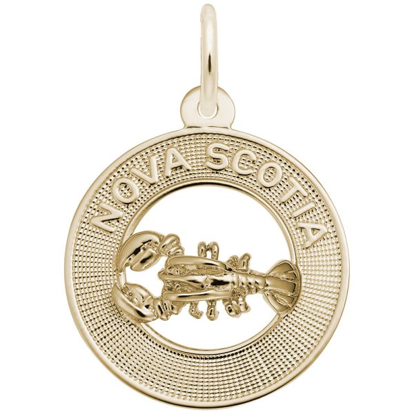 Nova Scotia Lobster Ring Charm