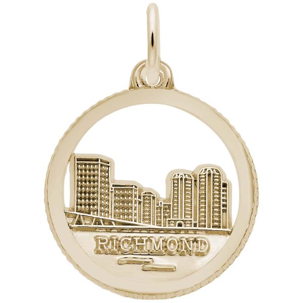 Richmond Skyline Disc Charm